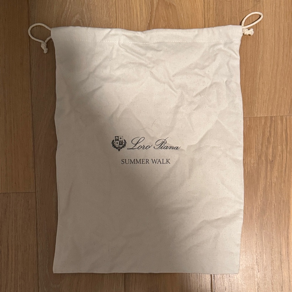 Loro Piana Cream Summer Walk Bag